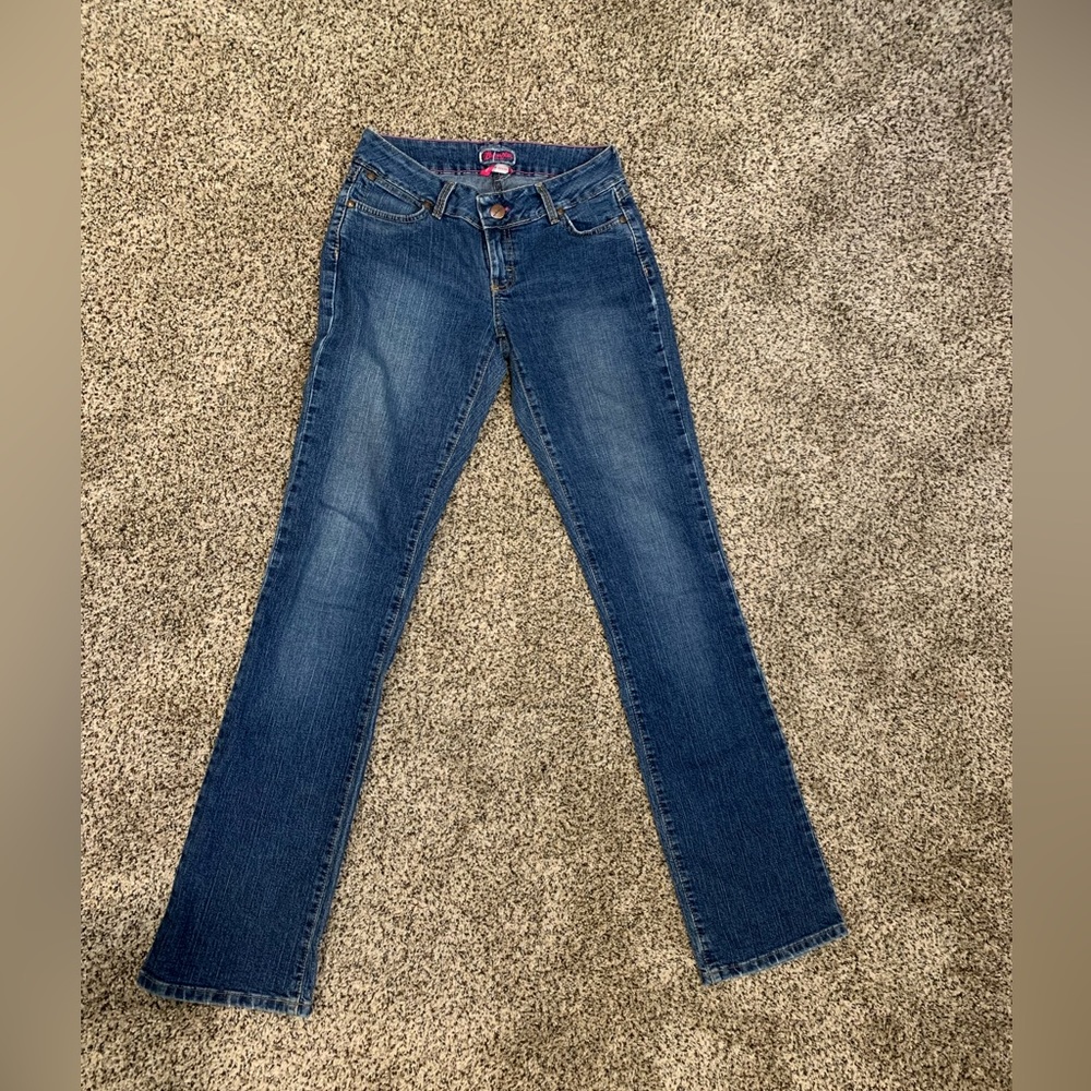 Retro wrangler premium patch jeans!!!